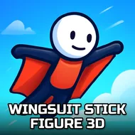 Wingsuit Stick Figure 3D - Stickman Warriors game